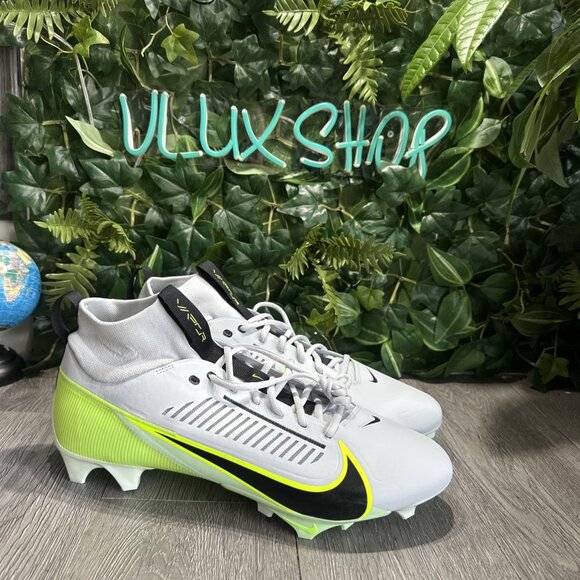 Nike Vapor Edge Pro 360 2 Football Cleats Grey Green DA5456-004 Size 15 main image 5